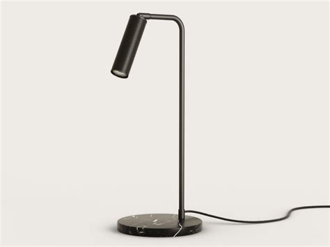 TURA LED Steel And Leather Table Lamp With Dimmer By Aromas Del Campo