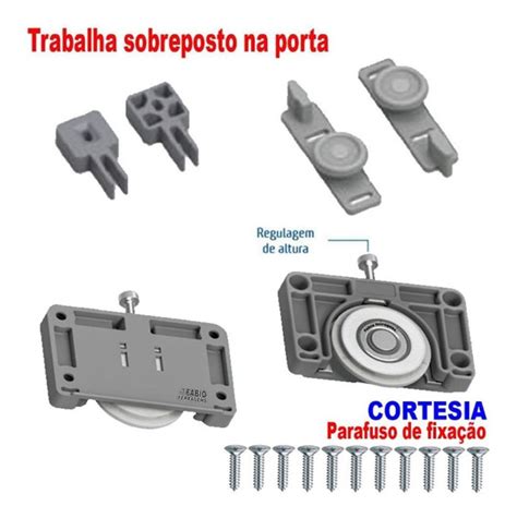 Kit Roldanas Para Porta De Correr Guarda Roupas Mercadolivre