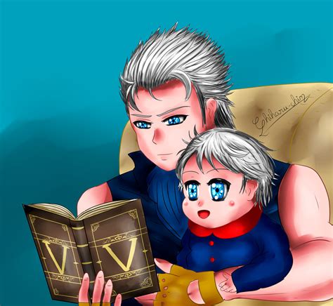 Vergil And Baby Nero By Chiharu Chin On Deviantart