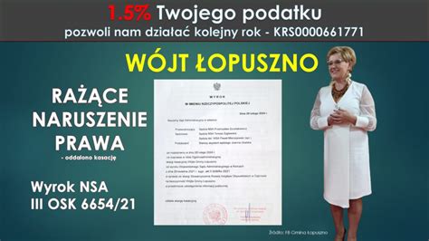 W Jt Gminy Opuszno Wyrok Nsa W Warszawie