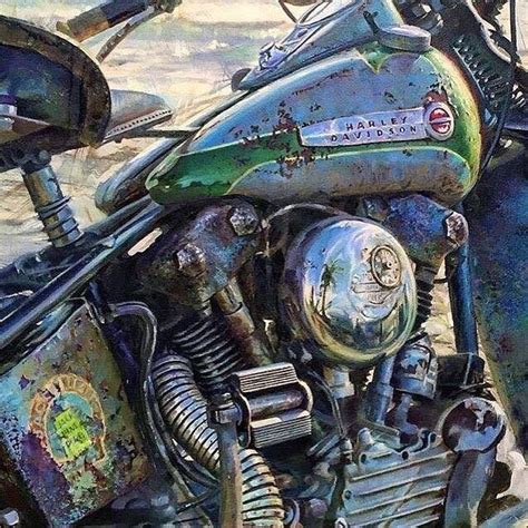 Pin By Quique Maqueda On Motorcycle Artworks Harley Davidson Night