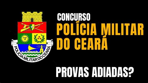 Concurso PMCE Prova Adiada YouTube