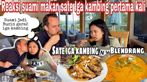 Reaksi Suami Makan Sate Iga Kambing Pertama Kali Masak Blendrang