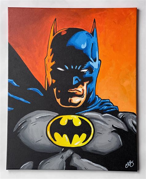 Fan Art Batman Me Acrylic 2022 Inspired By Jason Faboks Batman