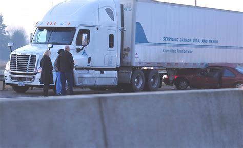 Woman Transported To Hospital After Vehicle Was Pinned Underneath Semi On I 5 The Daily Chronicle