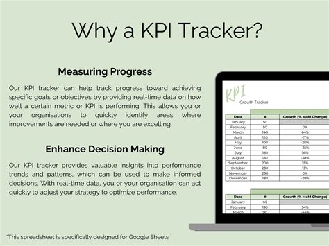 Kpi Tracker Google Sheets Kpi Template Key Performance Tracker Kpi