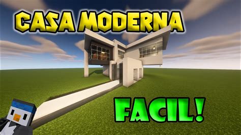 Cómo Hacer Una Casa Moderna En Minecraft🏡 En Menos De 10 Minutos