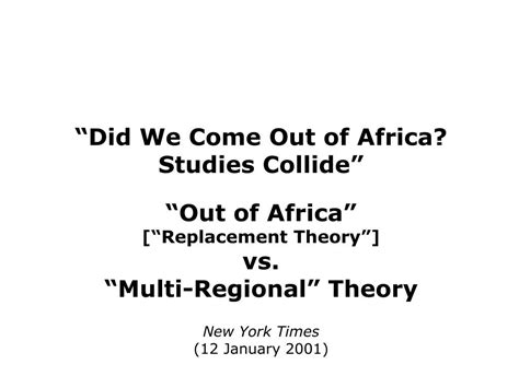 Ppt Migrations Out Of Africa Powerpoint Presentation Free Download