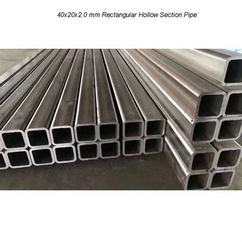 Apl Apollo Mild Steel X X Mm Rectangular Hollow Section Pipe