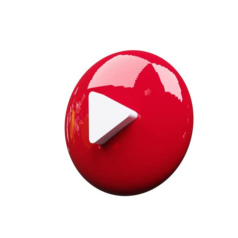 Vibrant Youtube 3d Logo Render 52935739 Png