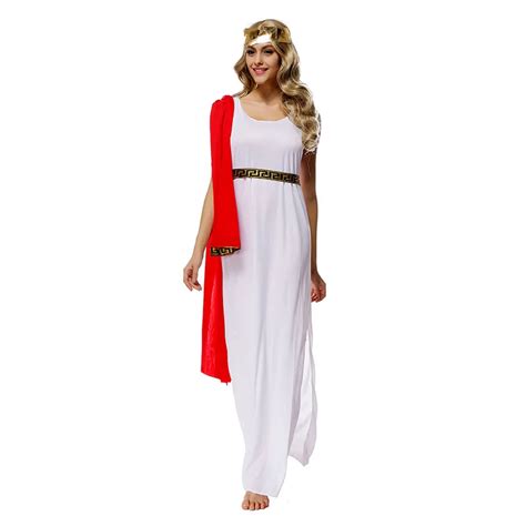 Sexy Greek Goddess Costumes Adult Halloween Cosplay Athena Goddess