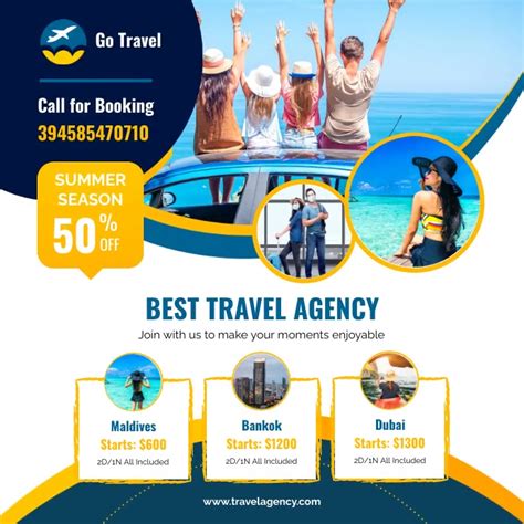 Tour Travel Agency Flyer Template Postermywall