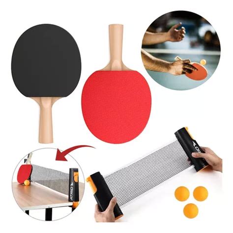 Raquete Ping Pong Tenis De Mesa Rede Retr Til Ajustavel Mercadolivre