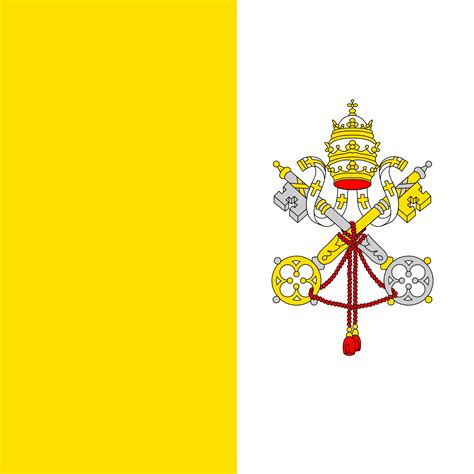 Vatican City Flag Colouring Page Flags Web