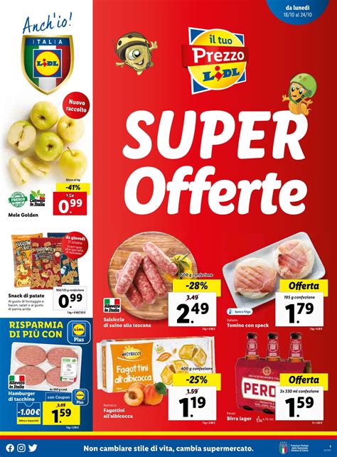 Lidl Volantino Attuale 18 10 24 10 2021