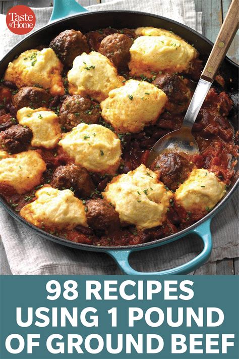 98 Recipes Using 1 Pound Of Ground Beef Word Of Recipes