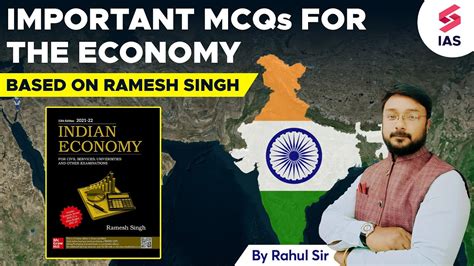 Indian Economy By Ramesh Singh Important Mcqs Of Indian Economy For Upsc Cse 2024 By Rahul Sir