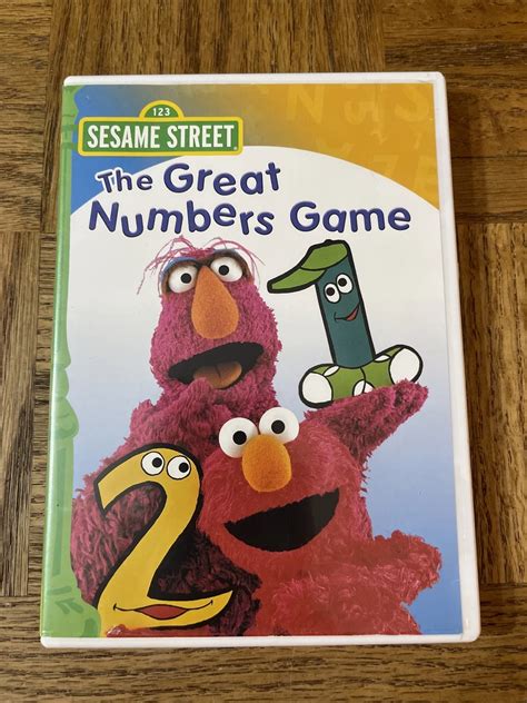 sesame street  great numbers game dvd menu