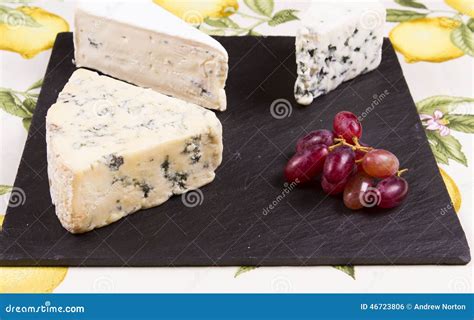 European Blue Cheeses Stock Photo Image Of Europe Product 46723806