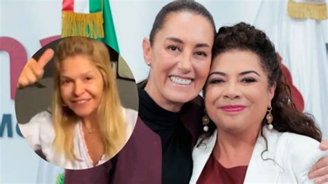 Itat Cantoral Manifiestas Su Apoyo A Claudia Sheinbaum Y Clara Brugada