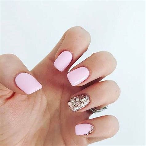 29 Simple And Lovely Pink Nails Belletag