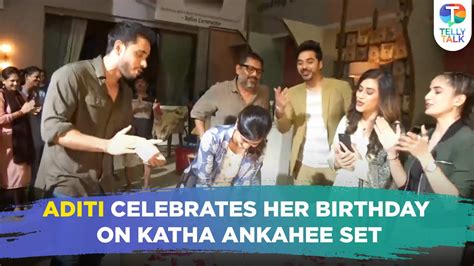 Aditi Sharma Aka Katha Celebrates Her Birthday On The Sets Of Her Show