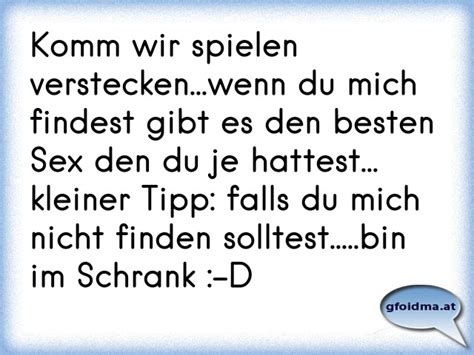 Komm Wir Spielen Verstecken Wenn Du Mich Findest Gibt Es Den Besten Sex Den Du Je Hattest