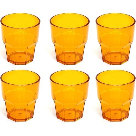 Omada Design Set 6 Bicchieri Acqua Da 30 Cl Impilabili In Plastica