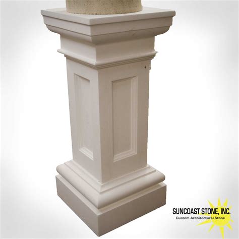 Pd1 Concrete Pedestal Classic 1 Suncoast Stone