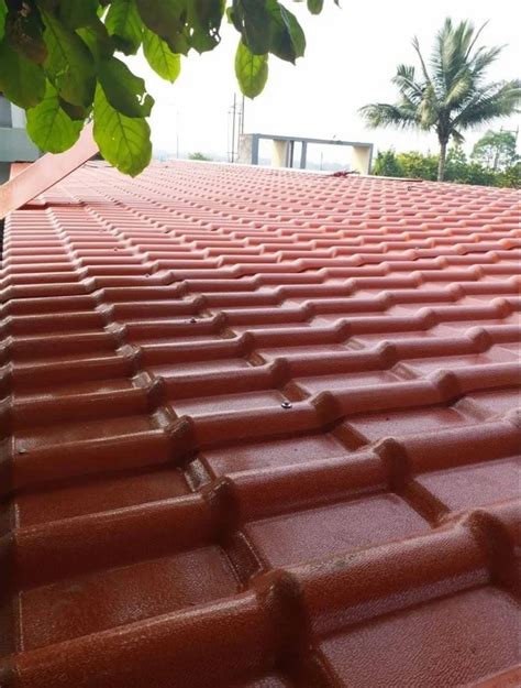 JSW Color Coated Tile Profile Roofing Sheets At Rs 52 Sq Ft In