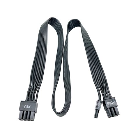 Buy PCIE Cable For Corsair 65CM Male To Male 8 Pin To 6 2 Pin GPU