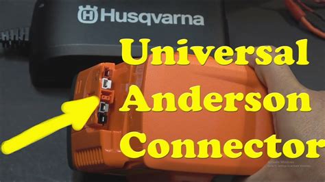 Husqvarna 40v Battery Universal Anderson Connectors For Ebike E Scooter And Ups Power Supplies