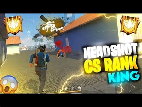 Free Fire Cs Rank Push Free Fire Headshot Gameplay Free Fire Cs