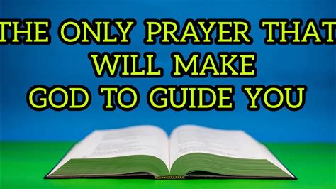 Guide Me Prayer Prayer Line Youtube