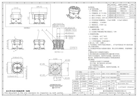 Fixed Board Connector Goldenconn Electronic Technology Co Ltd