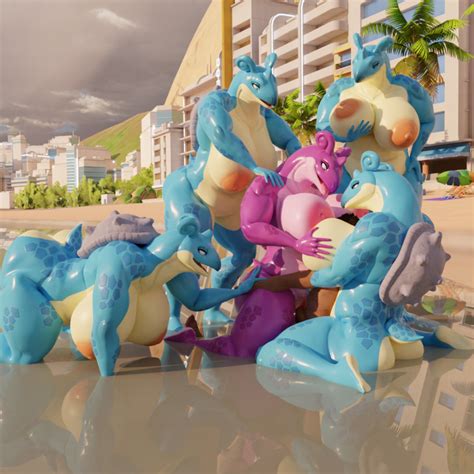 Rule 34 3d Artwork Rn Anthro Ass Beach Big Breasts Big Butt Blender Software Blender