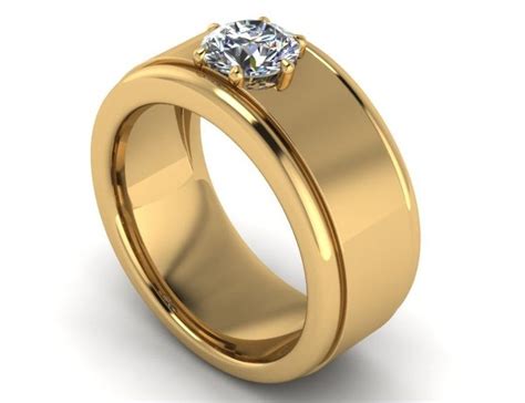 Simple Gold Engagement Rings For Men