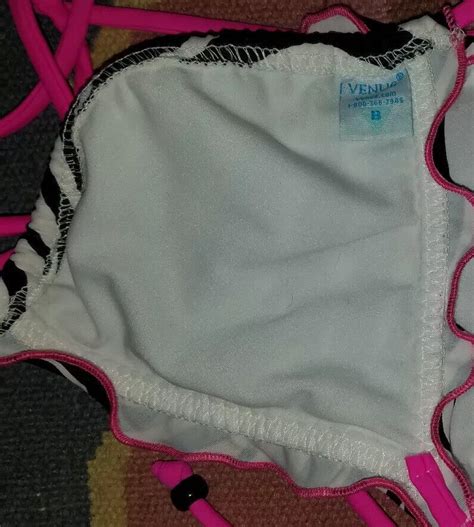 Venus Zebra B Bold Sting Itsy Bitsy Swimsuit Cheeky Scrunch Sexy Bikini XS S 2 EBay