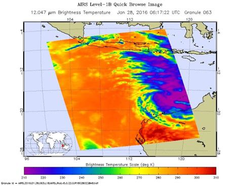 AIRS Image Of 92S IMAGE EurekAlert Science News Releases