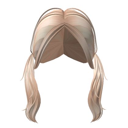 Cute Low Messy Pigtails In Blonde S Code Price Rblxtrade