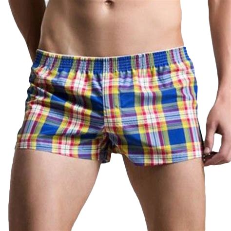 Mens Cotton Underwear Shorts Bulge Pouch Underpants Breathable In