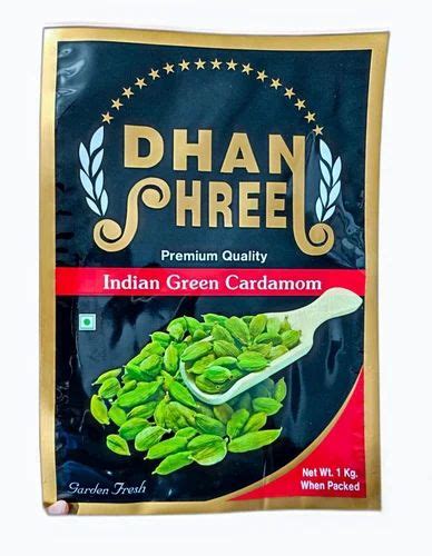 Ldpe Cardamom Packaging Pouch Capacity 1 Kg At Rs 210kg In Ahmedabad Id 26058510062