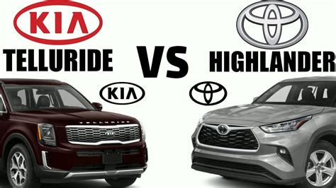 Kia Telluride VS Toyota Highlander 2021 Car Comparison Side By Side