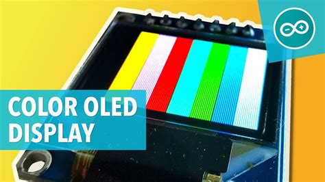 Ssd Color Oled Display X Pixels Arduino Tutorial Youtube