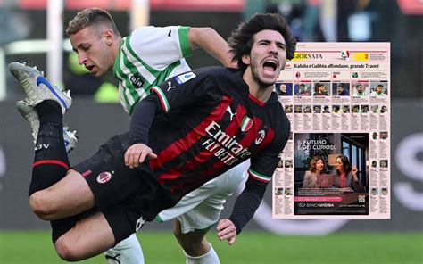 Milan Sassuolo 2 5 Le Pagelle Di Gazzetta Pioli Prende 3 Si Salva