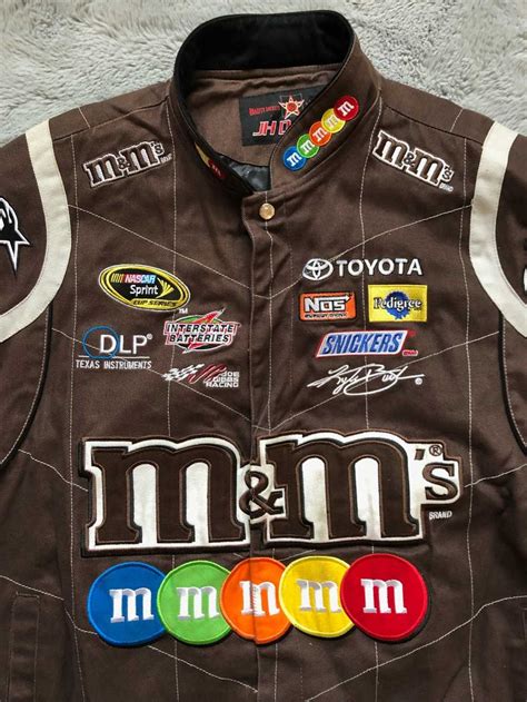 Jh Design Vintage M Ms NASCAR Jacket Kyle Busch XXL Gem