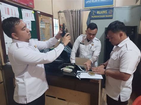 Lapas Pagar Alam Lakukan Pengecekan Barang Inventaris Senjata Api