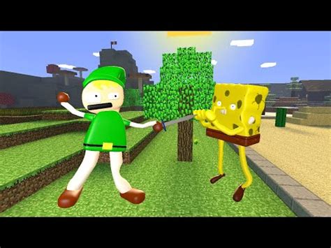 3D SANIC CLONES MEMES SPONGEBOB CHARACTERS IN MINECRAFT MAP In Garry