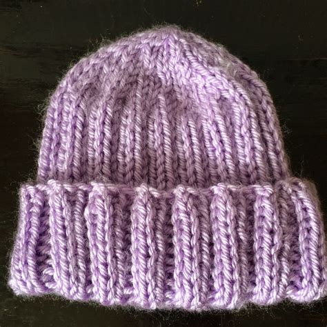 Not My Nana S Crochet Ribbed Knitted Baby Hat