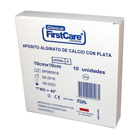 APOSITO ESPUMA HIDROFILICA CON PLATA Clinicalfirstcare Cl